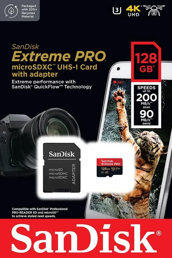 micro-SD Sandisk Extreme PRO 128GB