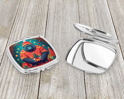 Gorilla Christmas Compact Mirror